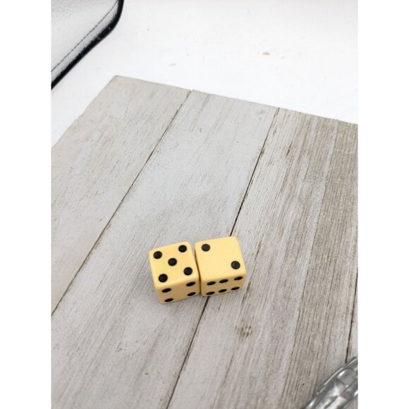 Vintage 1961 Monopoly Replacement Pieces 7 Tokens Game And 2 Dice - Picture 5 of 5